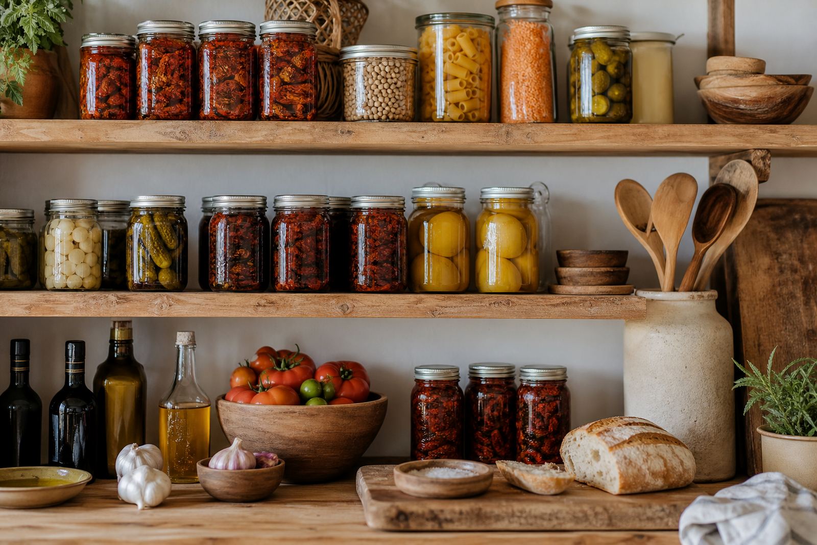 Kitchen Shelf Staples