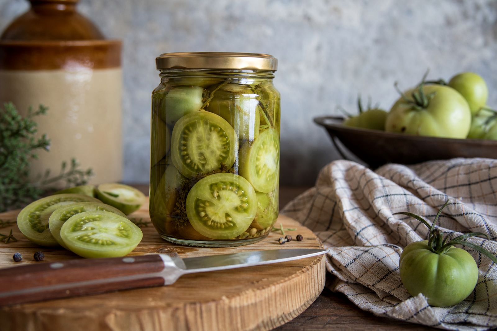Green Tomato Pickles